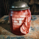 Vintage Pewter Lidded Stein