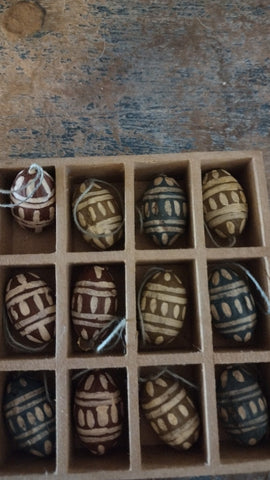 Vintage Half Inch Eggs In Crate