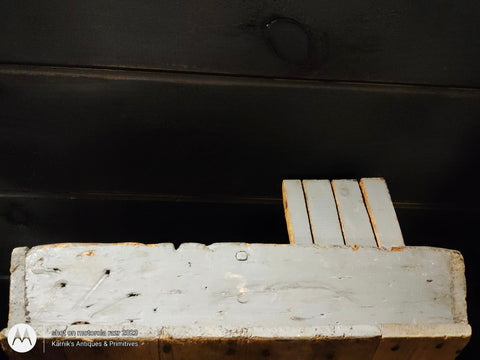 Large Antique Tool Carry Tray