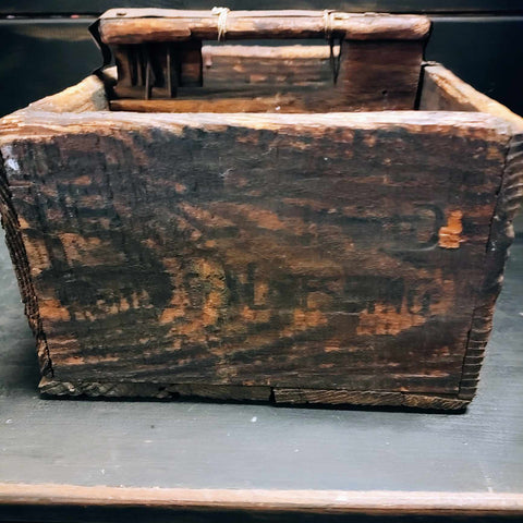 Antique Make Do Wooden Tool Box