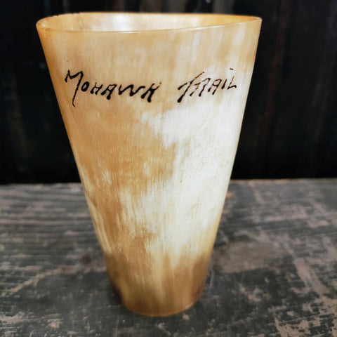 Antique Horn Mohawk Trail Drinking Vessel