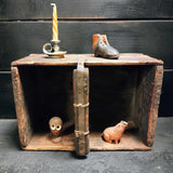 Antique Make Do Wooden Tool Box