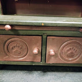 Vintage Boyds Bears Emily's Wooden Kitchen Cabinet