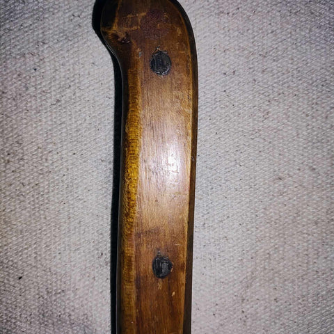 Lighter Handle Antique L & C Butcher Knife