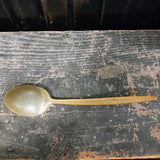 Scottish Provincial Silver Horn Beaker With Spoon