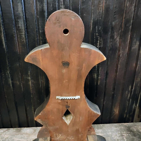 Antique Gothic Wood Wall Shelf