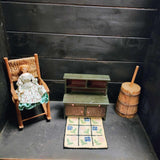 Vintage Boyds Bears Emily's Wooden Kitchen Cabinet