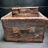 Antique Make Do Wooden Tool Box