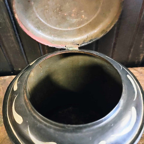 Vintage Ransburg Tin Canister