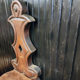 Antique Gothic Wood Wall Shelf