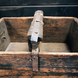 Antique Make Do Wooden Tool Box