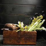 Antique Make Do Wooden Tool Box