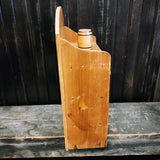 Vintage Wood Wooden 6 Drawer Spice Box With White Knobs