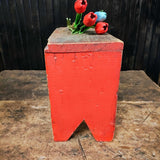 Vintage Red Bench