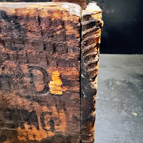 Antique Make Do Wooden Tool Box