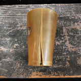 Scottish Provincial Silver Horn Beaker With Spoon