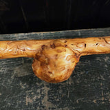 Vintage Handmade Knotty Wooden Spoon