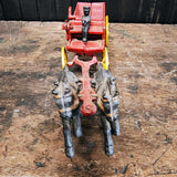 Antique American Cast Iron Dump Wagon Toy