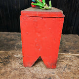 Vintage Red Bench