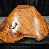 Vintage Large Hand Carved Organic Burl Wood Centerpiece