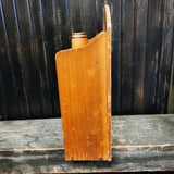 Vintage Wood Wooden 6 Drawer Spice Box With White Knobs