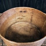 Antique Measuring Grain Box With Bail Handle (No Lid)