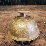 Vintage Brass Elephant Claw Bell