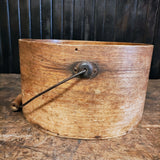 Antique Measuring Grain Box With Bail Handle (No Lid)