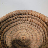 Vintage Coiled Grass Basket