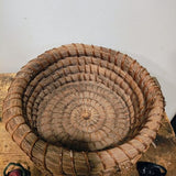 Vintage Coiled Grass Basket