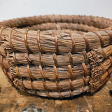 Vintage Coiled Grass Basket