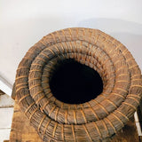 Vintage Coiled Grass Basket