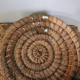 Vintage Coiled Grass Basket