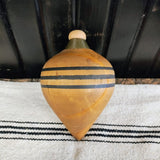 Vintage Basket & Wooden Spinning Tops