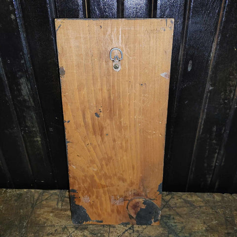 Primitive Stenciled ABCs On An Old Piece Of Board