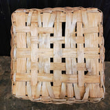 Antique Country American Hand Woven Splint Basket