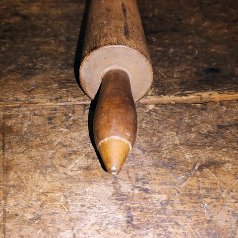 Vintage Rolling Pin With Light Tips