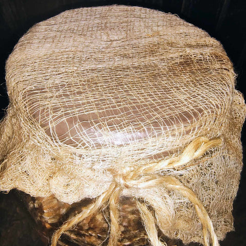 Primitive Glass Jar Seed Holder