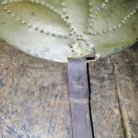 Vintage Brass And Copper Bed Warmer