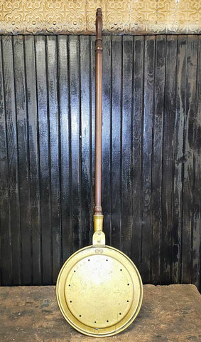 Antique Brass Bed Warmer