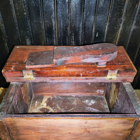 Vintage Shoes Shine Kit & Box