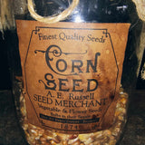 Primitive Glass Jar Seed Holder