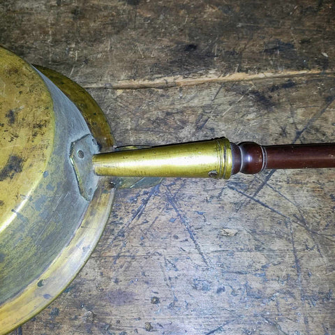 Antique Brass Bed Warmer
