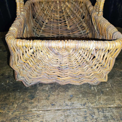 Vintage French Picnic Basket