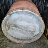 Antique Red Original Paint Sap Bucket