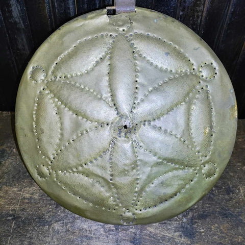 Vintage Brass And Copper Bed Warmer