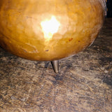 Primitive Hammered Copper Cauldron