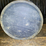 Vintage Bucket With Folk Art Drawing