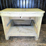Early 20th Cent Painted Wooden Step Stool w/ Decals