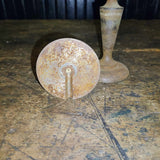 Steel Rusty Candle Holders